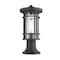 Z-Lite Jordan 1 Light Outdoor Pier Mounted Fixture, Black And Clear Seedy 570PHM-553PM-BK - alternate 5